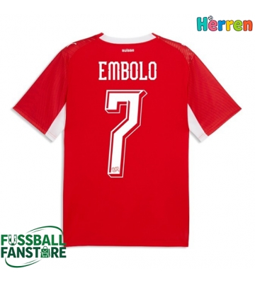 Schweiz Breel Embolo #7 Replik Heimtrikot WM 2026 Kurzarm